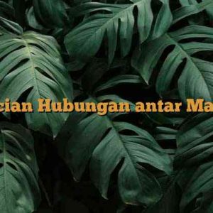 Perincian Hubungan antar Manusia