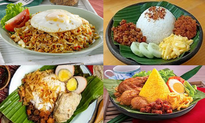 nasi khas nusantara dengan rasa dan topping beragam